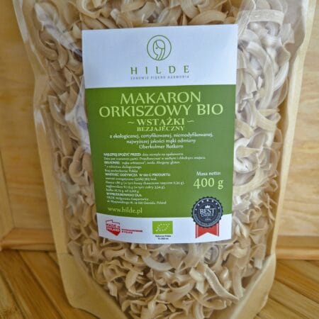 MAKARON ORKISZOWY WSTĄŻKI BIO
