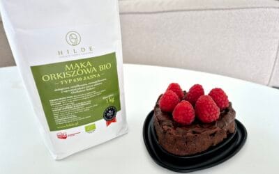 Orkiszowe brownie z czekoladą i orzechami