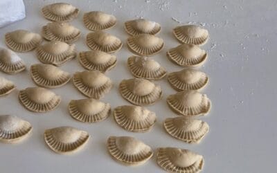 Pierogi orkiszowe (ruskie) – delikatne ciasto z mąki orkiszowej 630