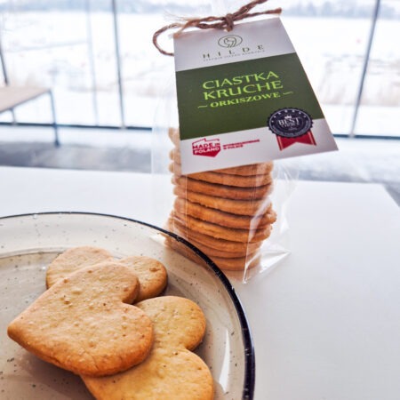 ciastka orkiszowe, kruche, maślane